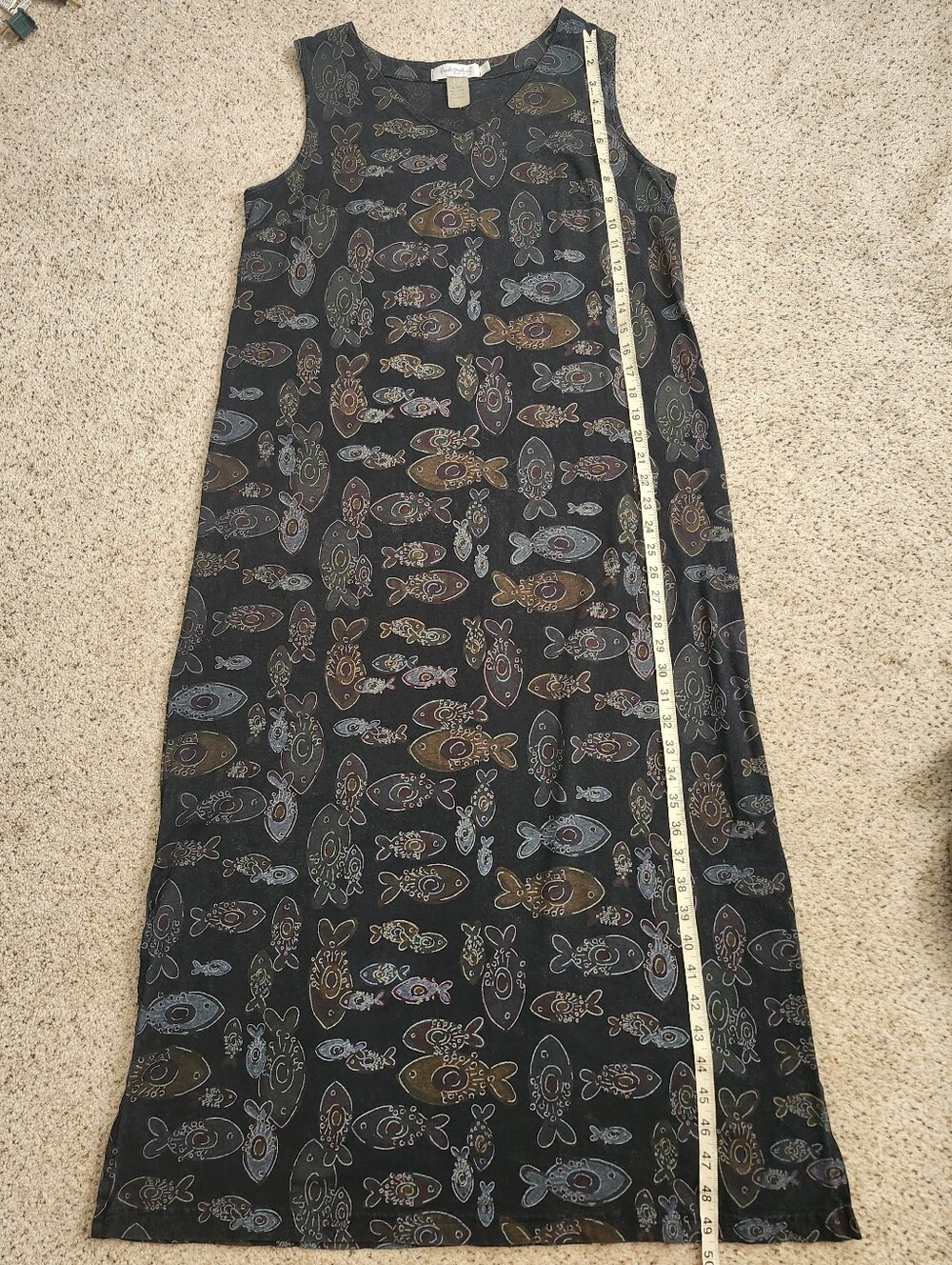 Fresh Produce Fish Printed Maxi Dress - Picture 8 of 10